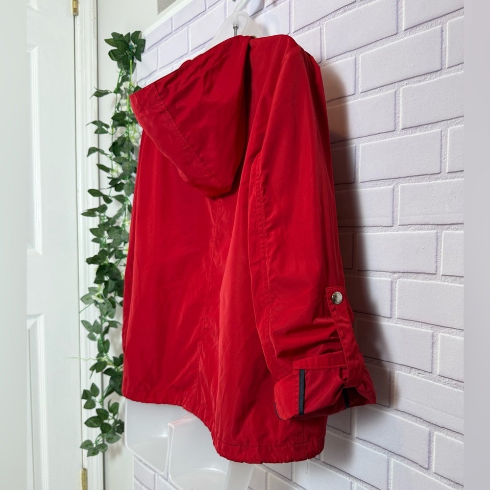 Michael Michael Kors Red Hooded Zip-Up Jacket Gold
Hardware Size M - Picture 14 of 16